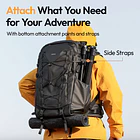 Mochila para Fotografía Outdoor con Seguimiento (U-TAG Incorporado) Ulanzi AB01 TAI B157 7