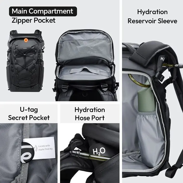Mochila para Fotografía Outdoor con Seguimiento Ulanzi AB01 TAI B157 9