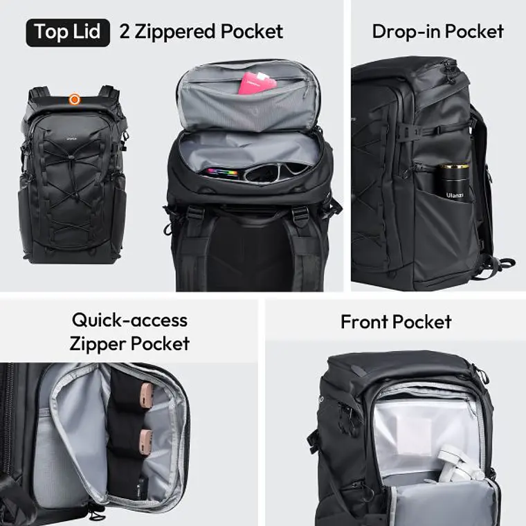 Mochila para Fotografía Outdoor con Seguimiento Ulanzi AB01 TAI B157 10
