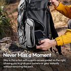 Mochila para Fotografía Outdoor con Seguimiento (U-TAG Incorporado) Ulanzi AB01 TAI B157 12