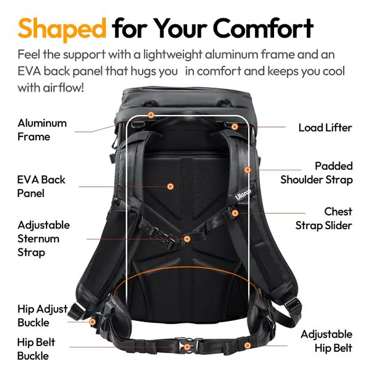 Mochila para Fotografía Outdoor con Seguimiento Ulanzi AB01 TAI B157 13