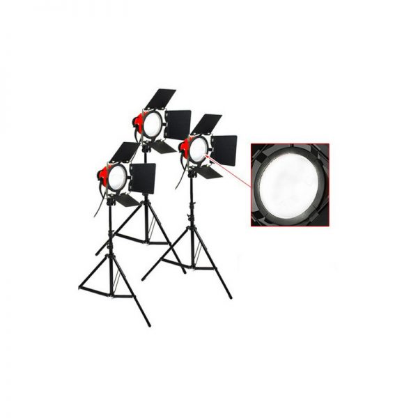 Kit Redhead Bicolor con 3 Cabezales y 3 Trípodes Iluminus 1