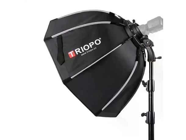 Softbox Octogonal para Speedlight con Empuñadura 65 cm Triopo KS2-65