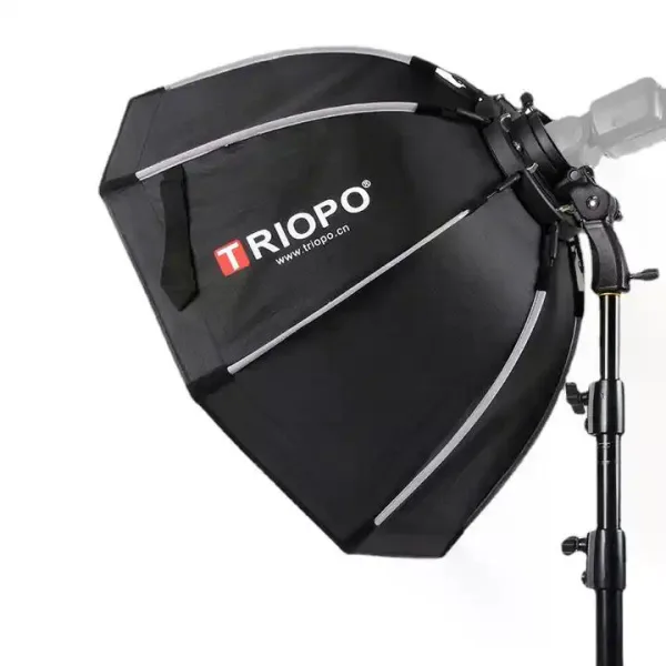 Softbox Octogonal para Speedlight con Empuñadura 65 cm Triopo KS2-65 1