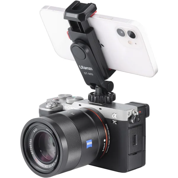 Soporte para Teléfonos en Trípode o Cámaras Ulanzi ST-06S 12