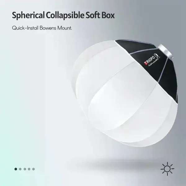 Softbox Tipo Lantern 65 cm con Montura Bowens Triopo KQ65 4