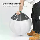 Softbox Tipo Lantern 65 cm con Montura Bowens Triopo KQ65 5