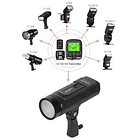 Flash de Estudio Portátil 250 W con Batería Recargable Triopo F1-250 6