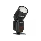 Flash de Cabeza Redonda TTL 2.4G Compatible con Canon y Nikon Triopo R1 1