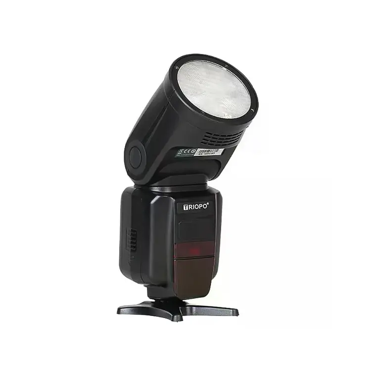 Flash de Cabeza Redonda TTL 2.4G Compatible con Canon y Nikon Triopo R1 1