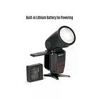 Flash de Cabeza Redonda TTL 2.4G Compatible con Canon y Nikon Triopo R1 3