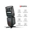 Flash de Cabeza Redonda TTL 2.4G Compatible con Canon y Nikon Triopo R1 5