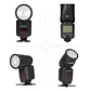 Flash de Cabeza Redonda TTL 2.4G Compatible con Canon y Nikon Triopo R1 - Miniatura 7
