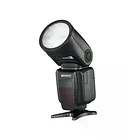 Flash de Cabeza Redonda TTL 2.4G Compatible con Canon y Nikon Triopo R1 6