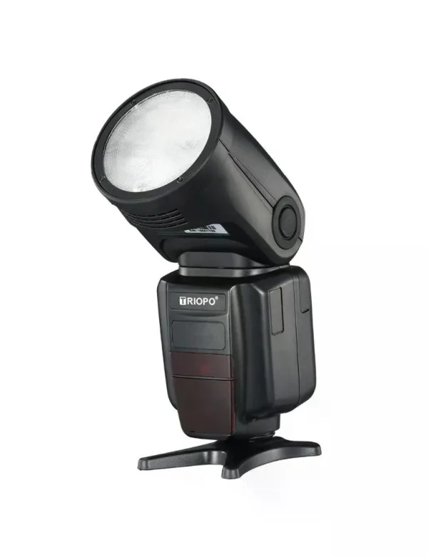 Flash de Cabeza Redonda TTL 2.4G Compatible con Canon y Nikon Triopo R1 6
