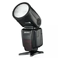 Flash de Cabeza Redonda TTL 2.4G Compatible con Canon y Nikon Triopo R1 - Miniatura 6