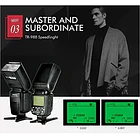 Flash para Canon y Nikon Alta Velocidad 1/8000 HSS E-TTL I-TTL GN58 Triopo TR-988 4