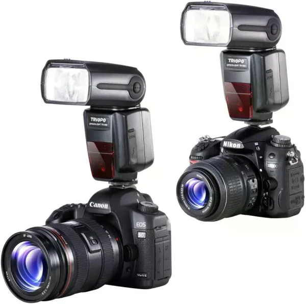 Flash para Canon y Nikon Alta Velocidad 1/8000 HSS E-TTL I-TTL GN58 Triopo TR-988 2