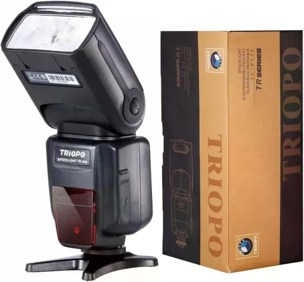 Flash para Canon y Nikon Alta Velocidad 1/8000 HSS E-TTL I-TTL GN58 Triopo TR-988 6