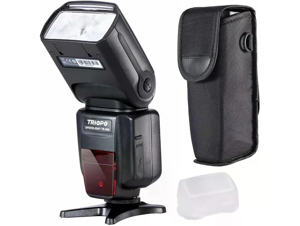 Flash para Canon y Nikon Alta Velocidad 1/8000 HSS E-TTL I-TTL GN58 Triopo TR-988