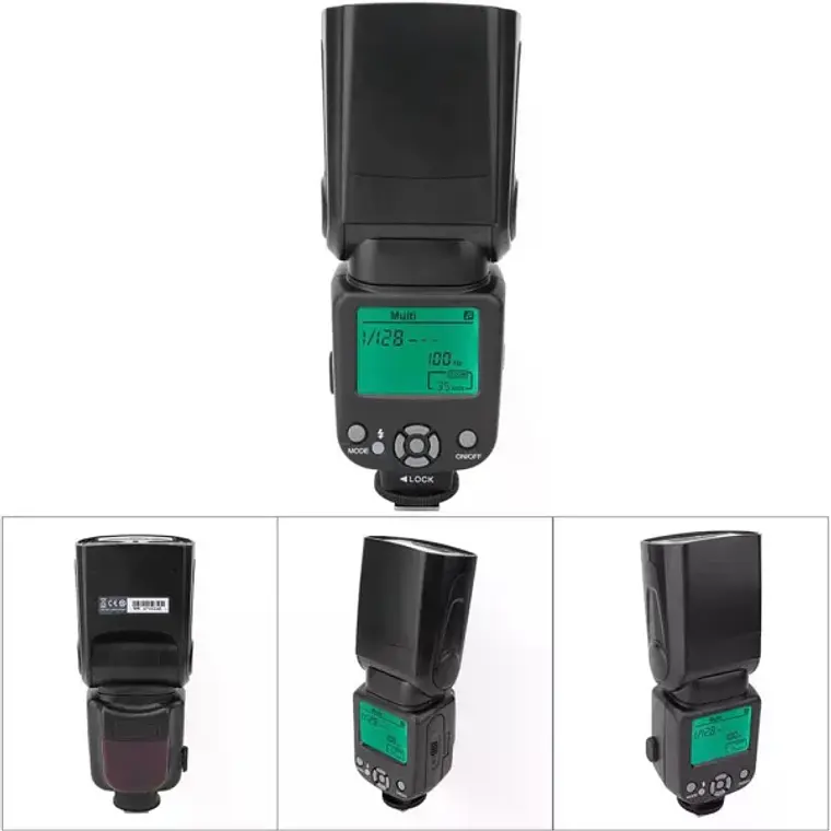 Flash de Montura Universal de Contacto Central Triopo TR-950 3
