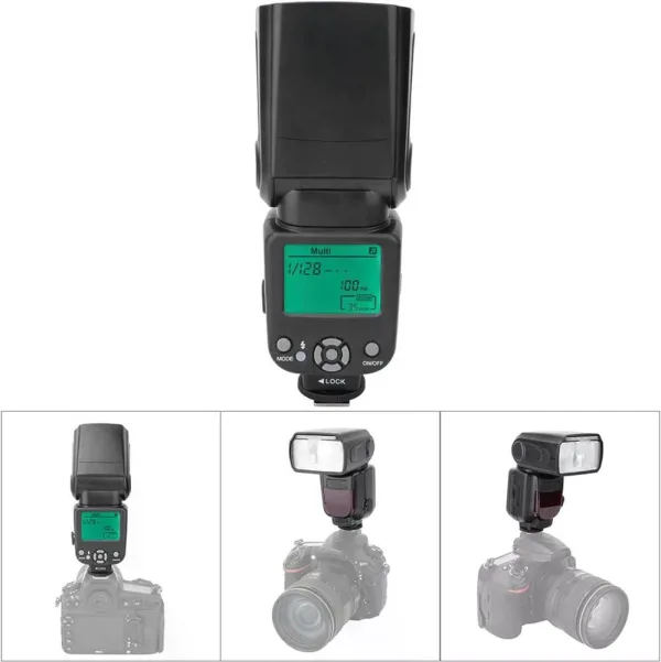 Flash de Montura Universal de Contacto Central Triopo TR-950 5