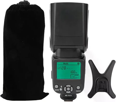 Flash de Montura Universal de Contacto Central Triopo TR-950