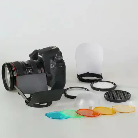 Set de Accesorios para Flash Speedlight Redondo Triopo TR-09