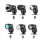 Set de Accesorios para Flash Speedlight Redondo Triopo TR-09 4