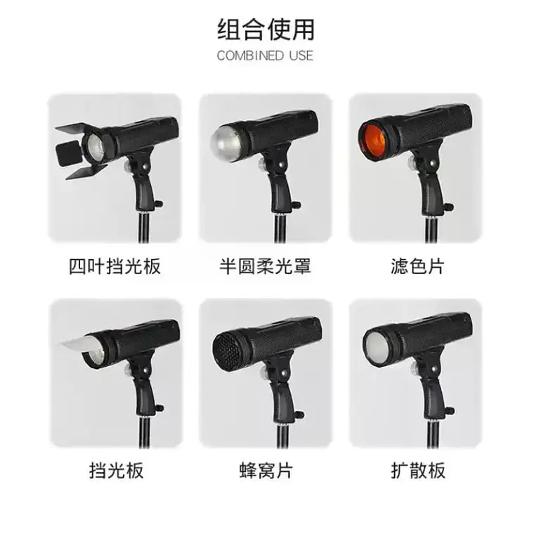 Set de Accesorios para Flash Speedlight Redondo Triopo TR-09 6