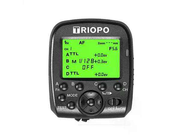 Controlador Trigger Compatible con Canon y Nikon Triopo G1