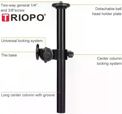 Adaptador Multi Ángulo para Trípodes Triopo W-4