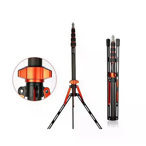 Trípode de Iluminación Ultra Liviano de Fibra de Carbono Triopo LS-255