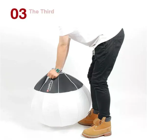 Softbox Tipo Lantern 85 cm con Montura Bowens Triopo KQ85 5