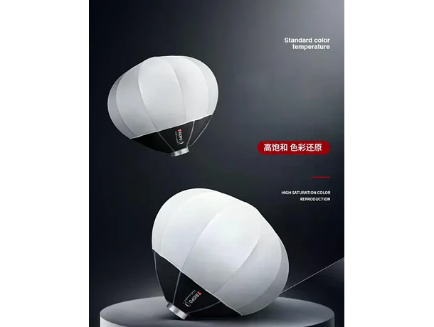 Softbox Tipo Lantern 55 cm con Montura Bowens Triopo KQ55