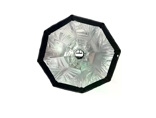 Softbox Octogonal de Armado Instantáneo 120 cm con Montura Bowens y Speedlight Triopo K3-120 + TR-07C
