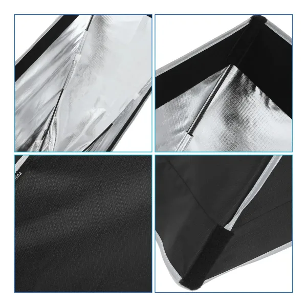 Softbox de Armado Instantáneo 30×120 cm con Montura Bowens y Speedlight Triopo K3-30120 + TR-07C 6