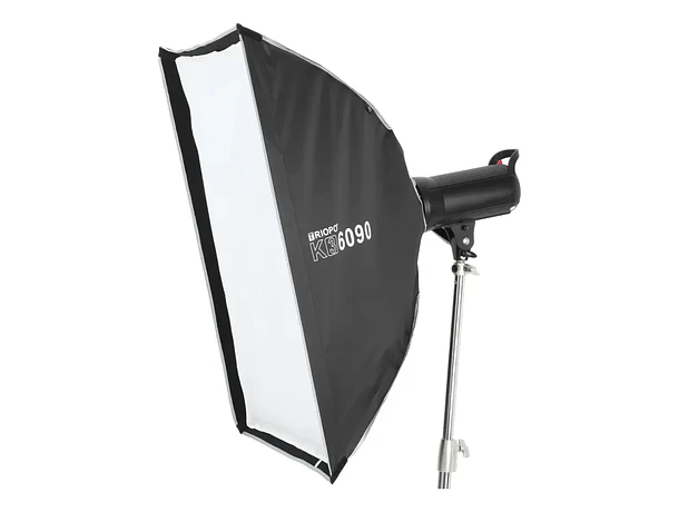 Softbox de Armado Instantáneo 60×90 cm con Montura Bowens y Speedlight Triopo K3-6090 + TR-07C