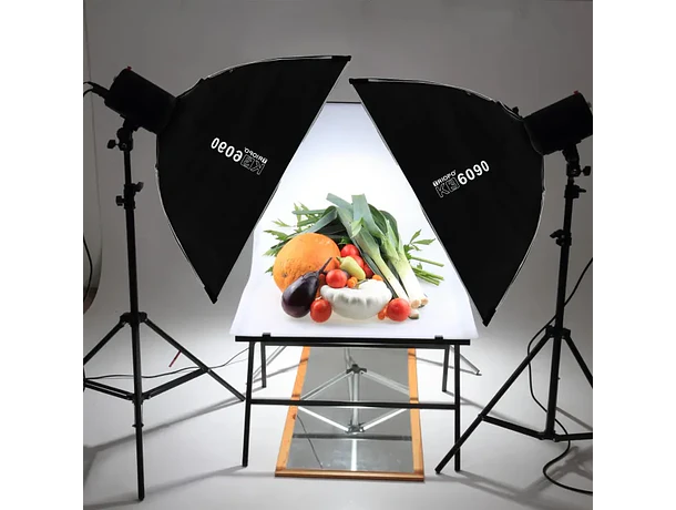 Softbox de Armado Instantáneo 60×90 cm con Montura Bowens y Speedlight Triopo K3-6090 + TR-07C