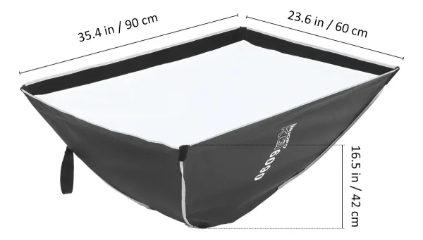 Softbox de Armado Instantáneo 60×90 cm con Montura Bowens y Speedlight Triopo K3-6090 + TR-07C 9