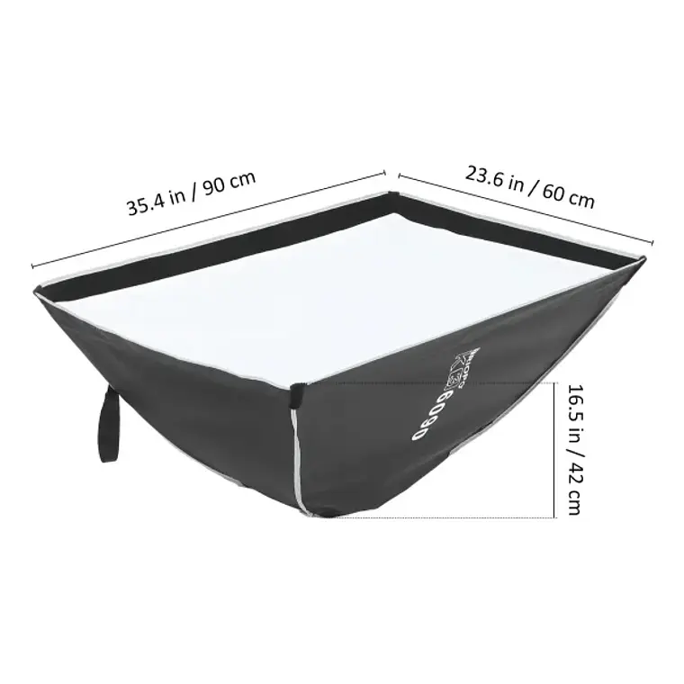 Softbox de Armado Instantáneo 60×90 cm con Montura Bowens y Speedlight Triopo K3-6090 + TR-07C 9
