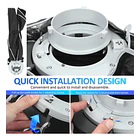 Softbox de Armado Instantáneo 60×90 cm con Montura Bowens y Speedlight Triopo K3-6090 + TR-07C 8