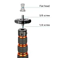 Trípode de Iluminación Muy Compacto Triopo LS-285L - Miniatura 3