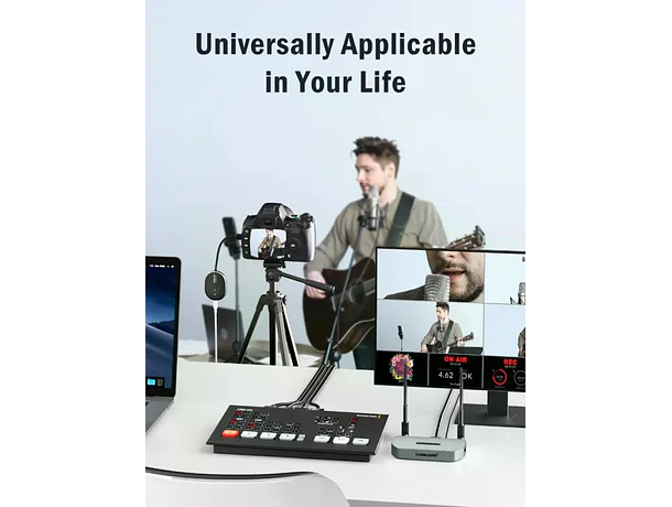 Transmisor de Video Inalámbrico 4K HDMI a HDMI o VGA Lemorele Q5R1