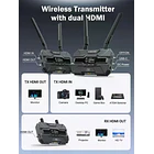 Kit Transmisor de Video Inalámbrico con Receptor y Baterías Lemorele R200 2