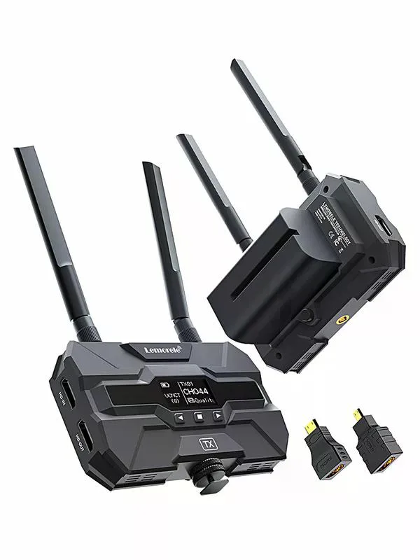 Kit Transmisor de Video Inalámbrico con Receptor y Baterías Lemorele R200 1