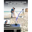 Kit Transmisor de Video Inalámbrico con Receptor y Baterías Lemorele R200 3