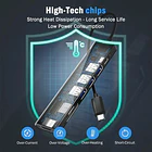 Hub USB-C 7 en 1 con HDMI, Lector SD y Micro SD Lemorele TC70L 3