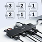 Docking Station USB-C 10 en 1 con Triple Salida de Video y Audio 3,5 mm Lemorele TC94 - Miniatura 2