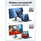 Docking Station USB-C 10 en 1 con Triple Salida de Video y Audio 3,5 mm Lemorele TC94 4